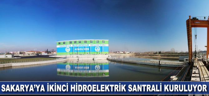 Sakarya'ya ikinci hidroelektrik santrali kuruluyor