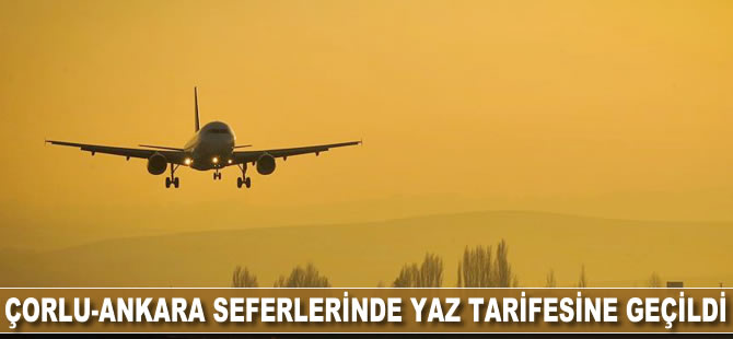 Çorlu-Ankara seferlerinde yaz tarifesine geçildi