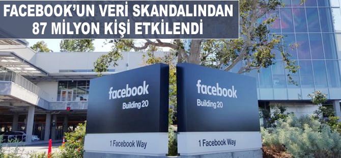 Facebook'un veri skandalından 87 milyon kişi etkilendi