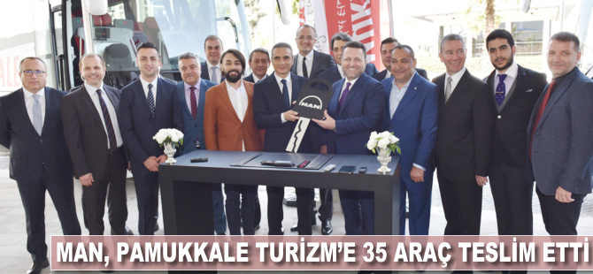 MAN, Pamukkale Turizm'e 35 araç teslim etti