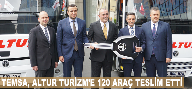 TEMSA, Altur Turizm’e 120 araç teslim etti