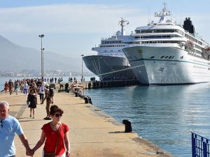 Kruvaziyerle turist getirene milyonlarca dolarlık destek