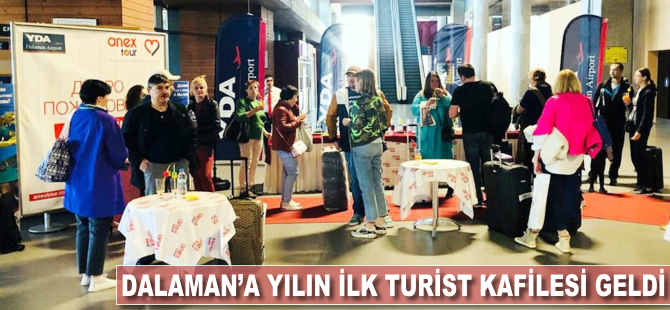 Dalaman'a yılın ilk Rus turist kafilesi geldi