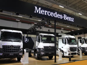 Mercedes-Benz Türk Beton İzmir 2018 Fuarı’nda yerini aldı