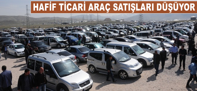 Hafif ticari araç satışları düşüyor