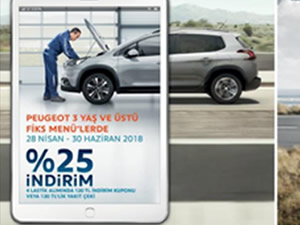 Peugeot bakım kampanyası