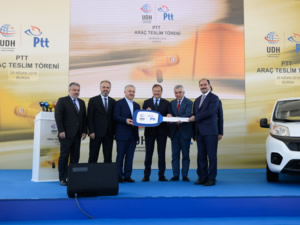 PTT, 2 bin 539 adet araç teslim aldı