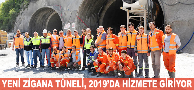 Yeni Zigana Tüneli, 2019'da hizmete alınıyor