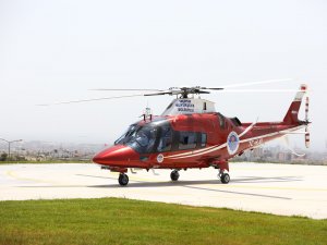 Mersin Büyükşehir Belediyesi helikopter aldı