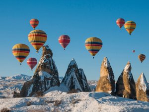 Kapadokya'ya gelen turist sayısı artıyor