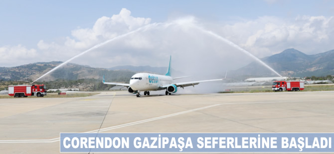 Corendon, Gazipaşa seferlerine başladı