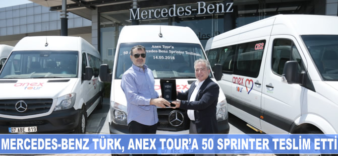 Mercedes-Benz Türk, Anex Tour'a 50 Sprinter teslim etti