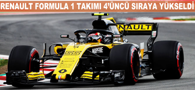 Renault Formula 1 takımı 4'üncü sıraya yükseldi