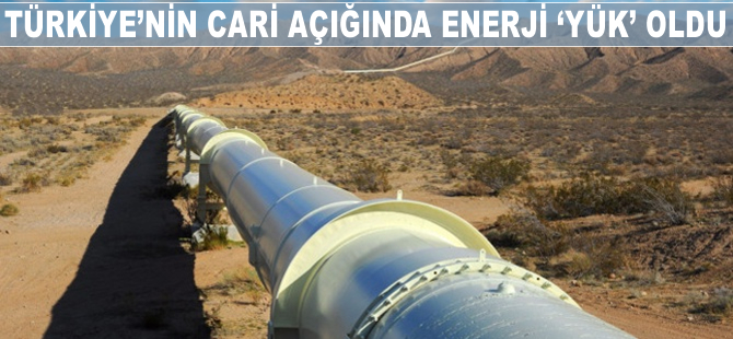 Türkiye'nin cari açığında 'enerji' yük oldu