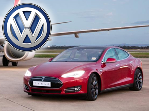 Tesla ile Volkswagen arasında uçak çekme krizi!