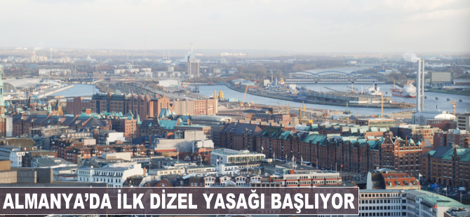 Almanya'da ilk dizel yasağı başlıyor