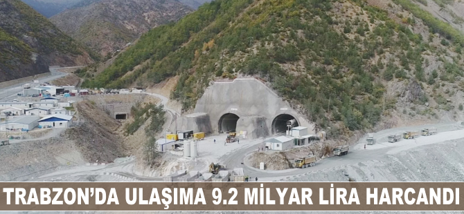 Trabzon'da ulaşıma 9.2 milyar lira harcandı