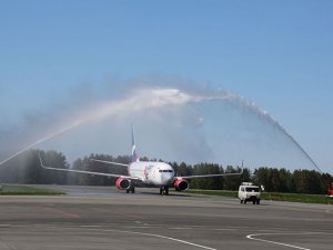 Tataristan'dan Dalaman'a ilk uçak indi