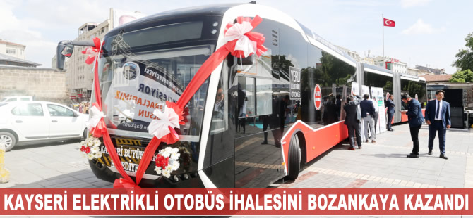 Kayseri elektrikli otobüs ihalesini Bozankaya kazandı