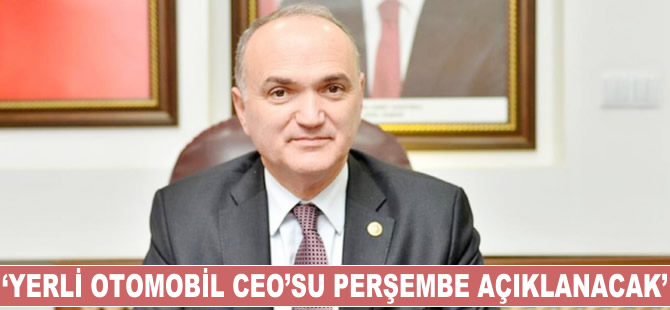 Faruk Özlü: Yerli otomobil CEO’su perşembe açıklanacak