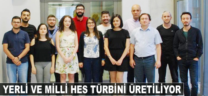 Yerli ve milli HES türbini üretiliyor