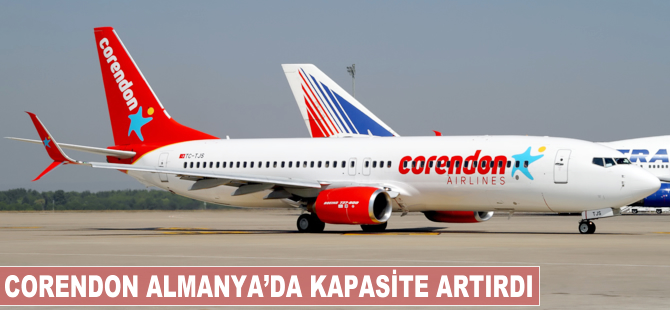 Corendon Almanya'da kapasite artırdı