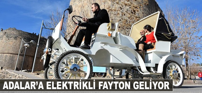Adalar'a elektrikli fayton geliyor