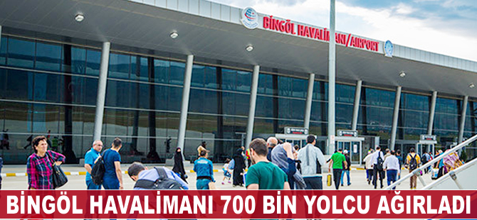 Bingöl Havalimanı 700 bin yolcu ağırladı