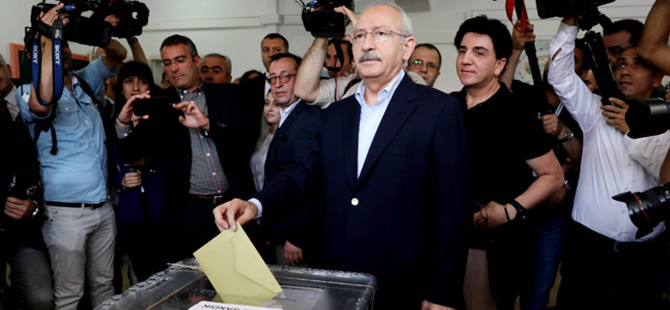 CHP lideri Kemal Kılıçdaroğlu oyunu kullandı