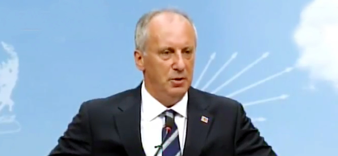 Muharrem İnce açıklama yapıyor