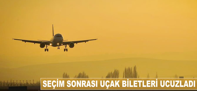 Seçim sonrası bilet fiyatları ucuzladı