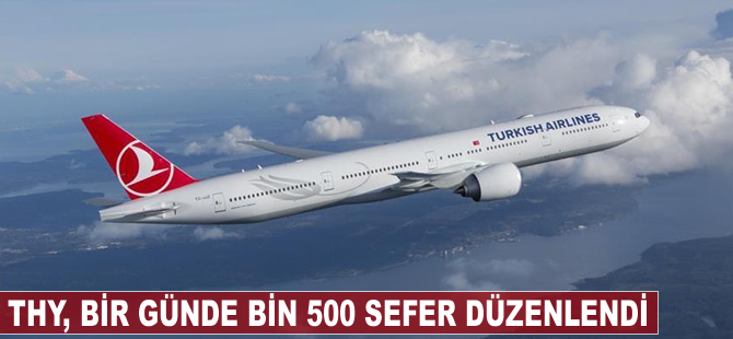 THY, bin 500 sefer düzenledi