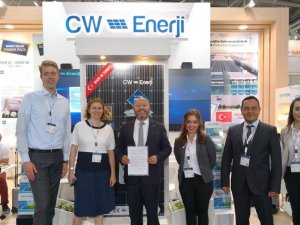 CW Enerji, güneş enerjisi fuarı “Intersolar Europe”a katıldı