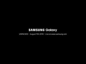 Samsung Galaxy Note 9 etkinliği duyuruldu