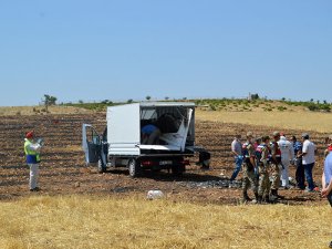 Adıyaman'da düşen uçağın enkazı kaldırıldı
