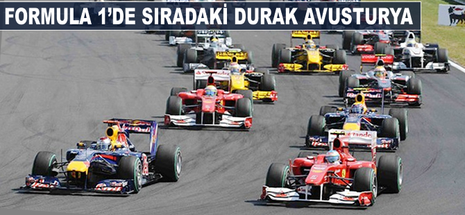 Formula 1'de sıradaki durak Avusturya