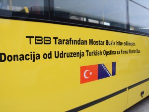 TBB Mostar'a 3 otobüs yardımı yaptı