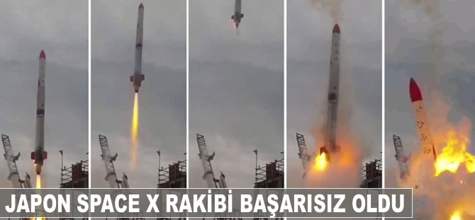 Japon Space X rakibi başarısız oldu