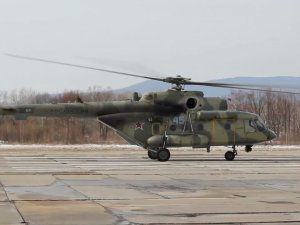 Kırgızistan'da Mi-8 tipi helikopter düştü