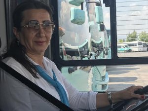 Kadın otobüs şoförü hayat kurtardı