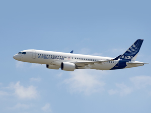 Airbus yeni A220'sini tanıttı