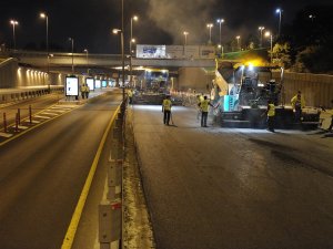 İBB, İstanbul yollarında asfalt çalışması başlattı