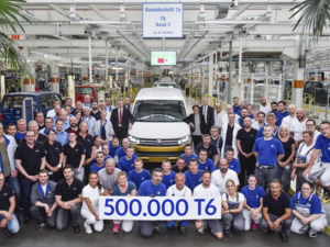Volkswagen 500 bininci Transporter'ı üretti