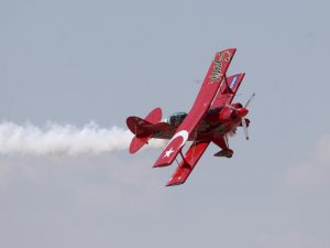 Akrobasi pilotları Sivrihisar'da gösteri düzenledi