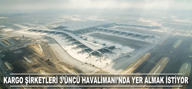 Kargo şirketleri İstanbul Yeni Havalimanı'nda yer almak istiyor