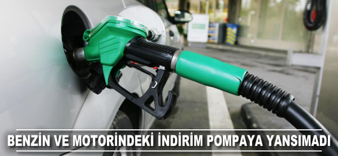 Benzin ve motorindeki indirim pompaya yansımadı