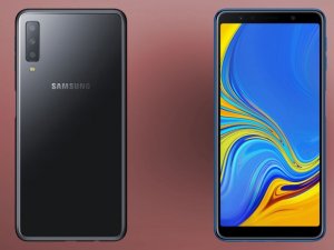 Üç arka kameralı Samsung Galaxy A7 (2018) tanıtıldı