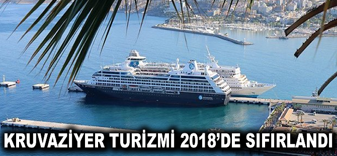 Kruvaziyer turizmi 2018'de sıfırlandı