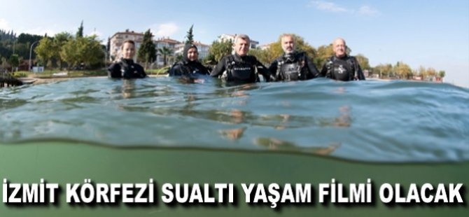 İzmit Körfezi su altı yaşam filmi olacak