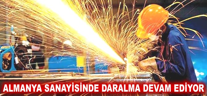Almanya sanayisinde daralma devam ediyor